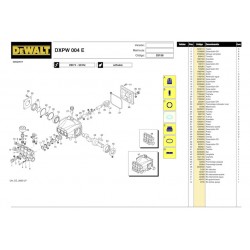 DeWalt Spare Parts for Pressure Washer DXPW004E