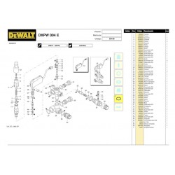 DeWalt Spare Parts for Pressure Washer DXPW004E