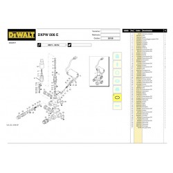 DeWalt Spare Parts for Pressure Washer DXPW006E
