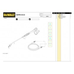 DeWalt Spare Parts for Pressure Washer DXPW010E