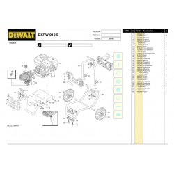 DeWalt Spare Parts for Pressure Washer DXPW010E