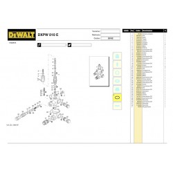 DeWalt Spare Parts for Pressure Washer DXPW010E