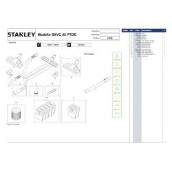 Ricambi Stanley per Aspirapolvere SXVC35PTDE