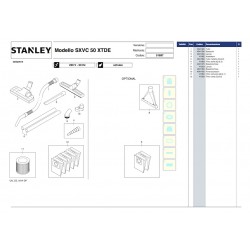 Stanley Spare Parts for Vacuum Cleaner SXVC50XTDE