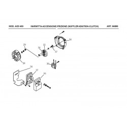 Ricambi Ama per Decespugliatore AG3 450