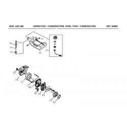 Ricambi Ama per Decespugliatore AG3 450