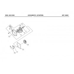Ricambi Ama per Decespugliatore AG3 530U