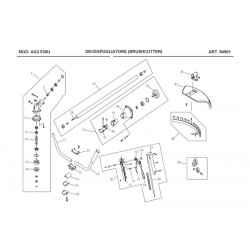 Ama Spare Parts for Brushcutter AG3 530U