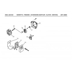 Ricambi Ama per Decespugliatore AG3 530