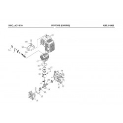 Ama Spare Parts for Brushcutter AG3 530