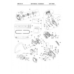 Ama Spare Parts for Chainsaw NBG 38.16
