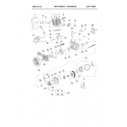 Ama Spare Parts for Chainsaw NBG 38.16