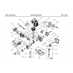 Ricambi Ama per Decespugliatore AG2 450 E2