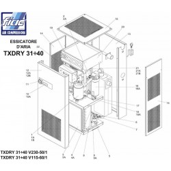 Fiac Spare Parts for Drier TXDRY 31-40
