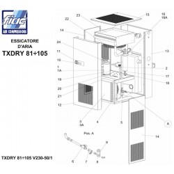 Fiac Spare Parts for Drier TXDRY 81-105