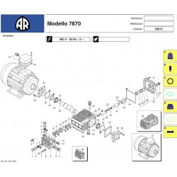 Annovi & Reverberi Parts for Pressure Washer AR7870