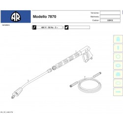 Annovi & Reverberi Parts for Pressure Washer AR7870