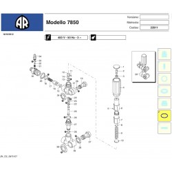 Annovi & Reverberi Parts for Pressure Washer AR7850