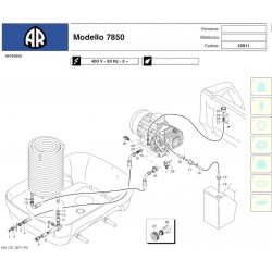 Annovi & Reverberi Parts for Pressure Washer AR7850