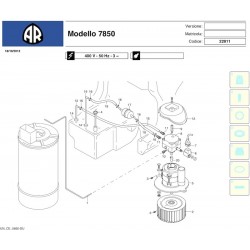Annovi & Reverberi Parts for Pressure Washer AR7850