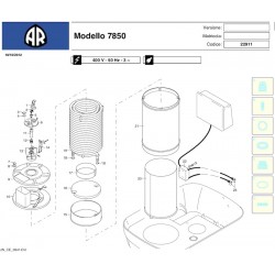 Annovi & Reverberi Parts for Pressure Washer AR7850