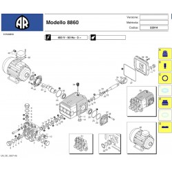 Ricambi per Idropulitrice Annovi & Reverberi AR8860