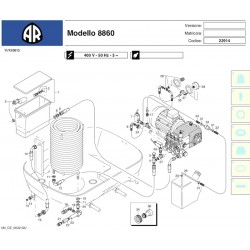 Ricambi per Idropulitrice Annovi & Reverberi AR8860