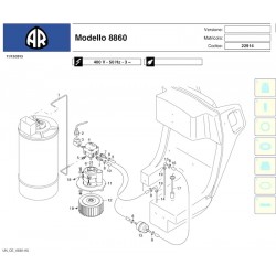 Ricambi per Idropulitrice Annovi & Reverberi AR8860
