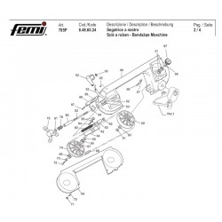 Ricambi Femi per Segatrice a Nastro 785P - 8486024