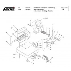 Ricambi Femi per Segatrice a Nastro 785P - 8486024