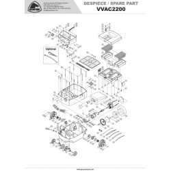 Stayer Spare Parts for Vacuum Cleaner VVAC2200