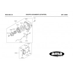 Ricambi Kawasaki per Decespugliatore KBC 35