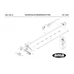 Kawasaki Spare Parts for Bruschcutter KBC 35
