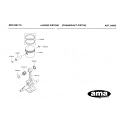 Ricambi Kawasaki per Decespugliatore KBC 35