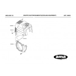 Kawasaki Spare Parts for Bruschcutter KBC 35