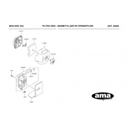 Kawasaki Spare Parts for Bruschcutter KBC 35U