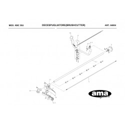 Kawasaki Spare Parts for Bruschcutter KBC 35U