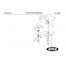 Kawasaki Spare Parts for Bruschcutter KBC 35U