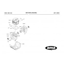 Ricambi Kawasaki per Decespugliatore KBC 45U
