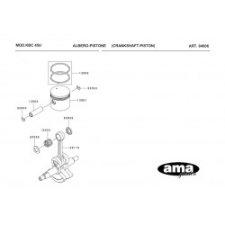 Ricambi Kawasaki per Decespugliatore KBC 45U