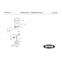 Kawasaki Spare Parts for Bruschcutter KBC 53