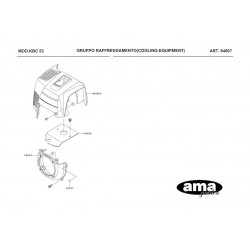 Kawasaki Spare Parts for Bruschcutter KBC 53