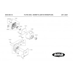 Kawasaki Spare Parts for Bruschcutter KBC 53