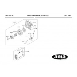Kawasaki Spare Parts for Bruschcutter KBC 53