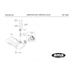 Ricambi Kawasaki per Decespugliatore KBC 53U