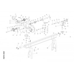 Fox Spare Parts for Wood Lathe F46-717A