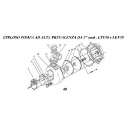 Ricambi CM per Corpo Pompa Autoadescante Alta Preval. 2" LTF50 - LDF50