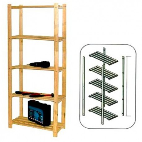 Wooden shelf