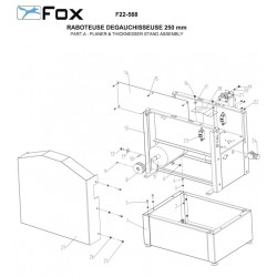Ricambi Fox per Pialla Filo e Spessore F22-568