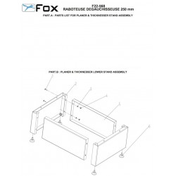 Ricambi Fox per Pialla Filo e Spessore F22-568